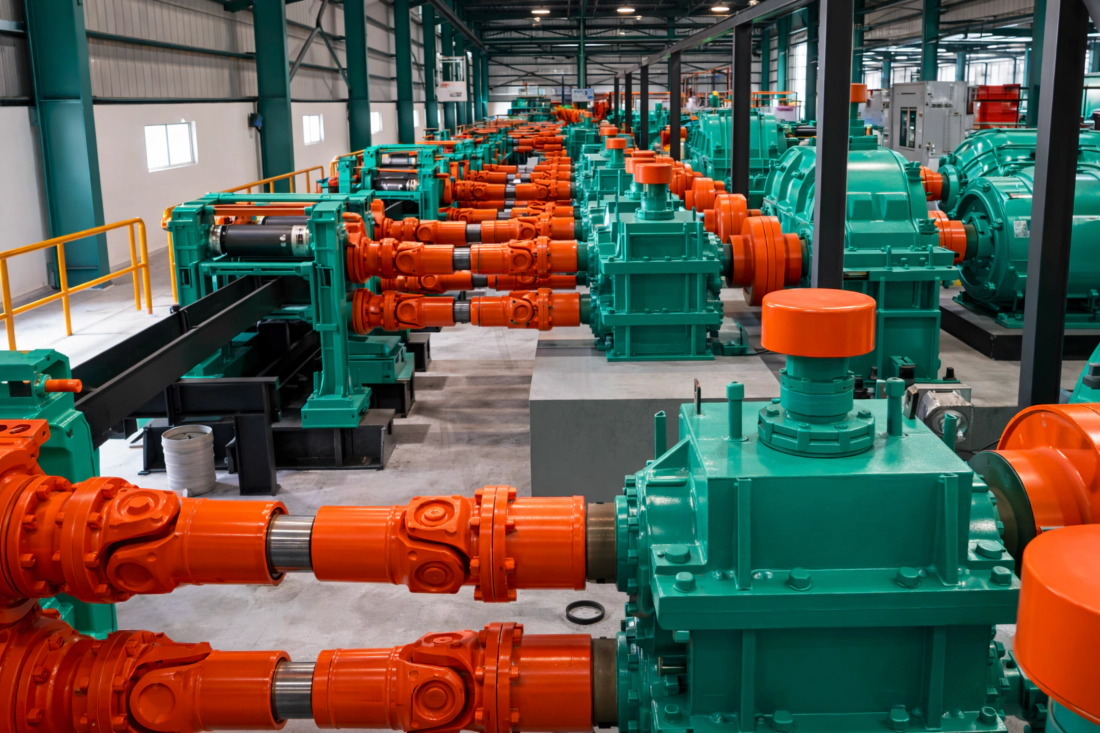 Crane Luffing Gear Drive Shaft Installation